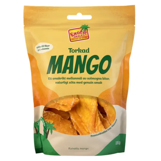 Exotic Snacks Torkad Mango 180 g