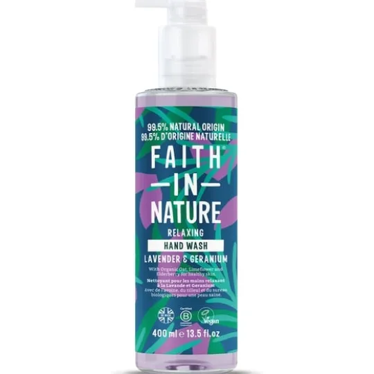 Faith in Nature Hand Wash Lavender & Geranium 400 ml