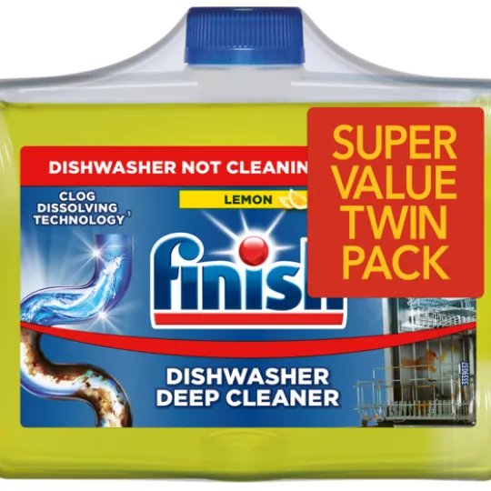 Finish Maskinrengöring Lemon Duo-pack 2 x 250 ml