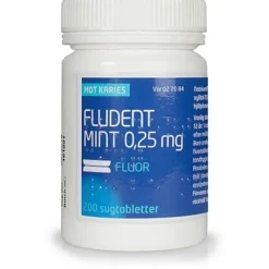 Fludent Mint, sugtablett 0,25 mg 200 st
