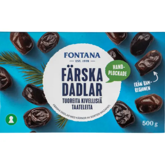 Fontana Dadlar Färska 500 g