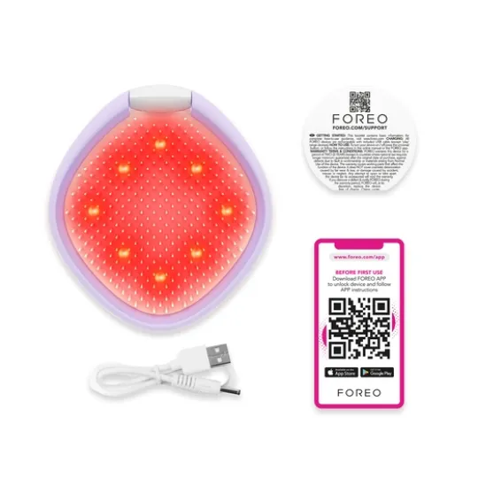 FOREO FLIP 4 Play Advanced LED Light Hairbrush I Lilac You!