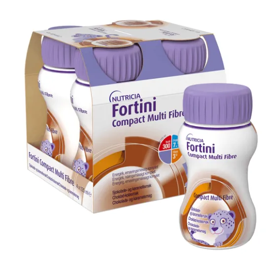 Fortini Compact Multi Fibre Choklad/Kola 4 x 125 ml