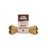 FourFriends Beef Rawhide Chew Bone with Goat 12 cm