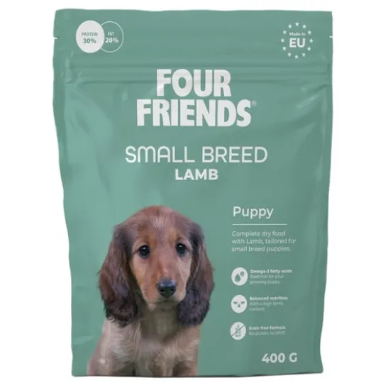 FourFriends Dog Small Breed Puppy Lamb 400 g