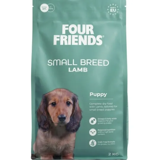 FourFriends Dog Small Breed Puppy Lamb 2 kg