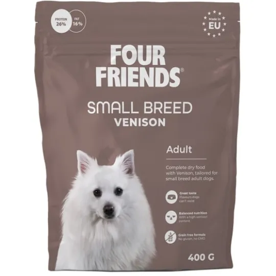 FourFriends Dog Small Breed Venison 400 g