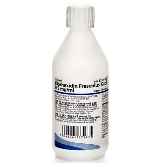 Fresenius Kabi Klorhexidin kutan lösning 0,5 mg/ml 250 ml
