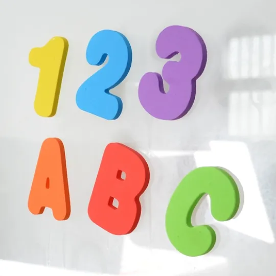 Fresh Kid Tub Fun! Badlek Siffror och Bokstäver 36-pack