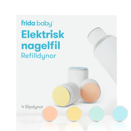 Frida Baby Elektrisk Nagelfil Refilldynor 4 st