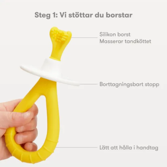 Frida Baby Väx-med-mig tandborstträningsset