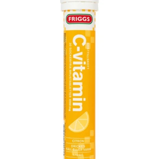 Friggs C-vitamin Citron 20 brustabletter