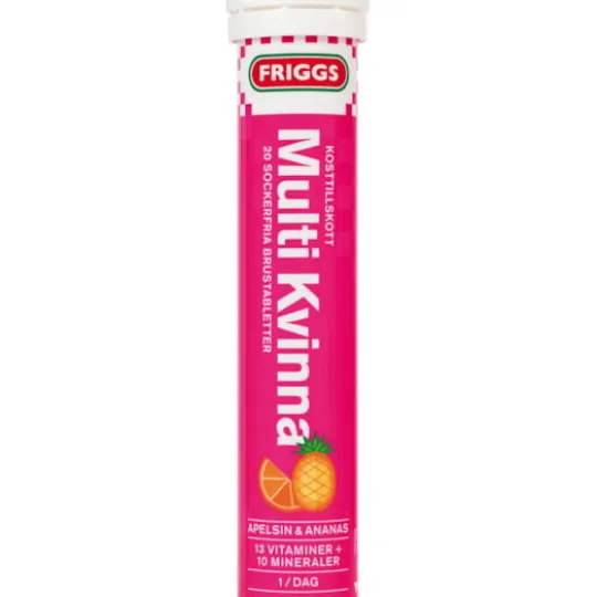 Friggs Multivitamin Kvinna 20 brustabletter