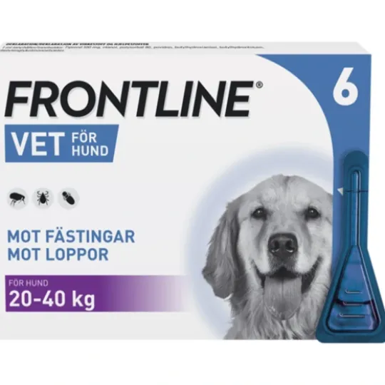 Frontline Vet 100 mg/ml Spot-on hund L 6 x 2,68 ml