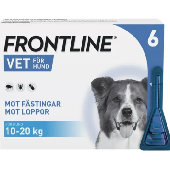 Frontline Vet 100 mg/ml Spot-on Hund M 6 x 1,34 ml