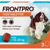 FRONTPRO Tuggtabletter Hund L 10-25 kg 3 st 68 mg
