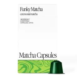 Funky Matcha Ceremoniella Matcha kapslar (Nespresso-kompatibla) 10 st