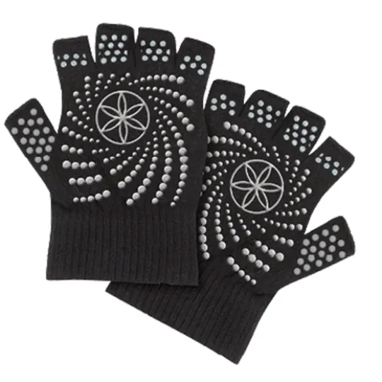 Gaiam Grippy Yoga Gloves Grey One Size