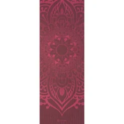 Gaiam Printed Yoga Mat Cherry Raspberry Sundial Layers 5 mm