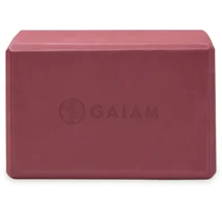 Gaiam Yoga Block Solid Cherry