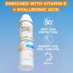 Garnier Ambre Solaire Super UV Over Makeup Mist with Hyaluronic Acid SPF50+ 75 ml