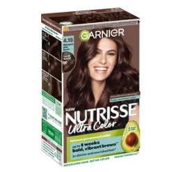Garnier Nutrisse Ultra Color Permanent Hårfärg 4.15 Mahogany Ashy Brown