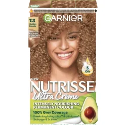 Garnier Nutrisse Ultra Créme Permanent Hårfärg 6.41 Dark Copper Blonde