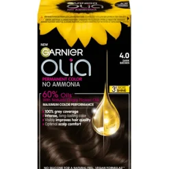 Garnier Olia Permanent Hårfärg 4.0 Dark Brown