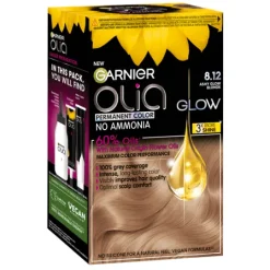 Garnier Olia Permanent Hårfärg 8.12 Ashy Glow Blonde
