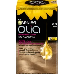 Garnier Olia Permanent Hårfärg 8.0 Blond
