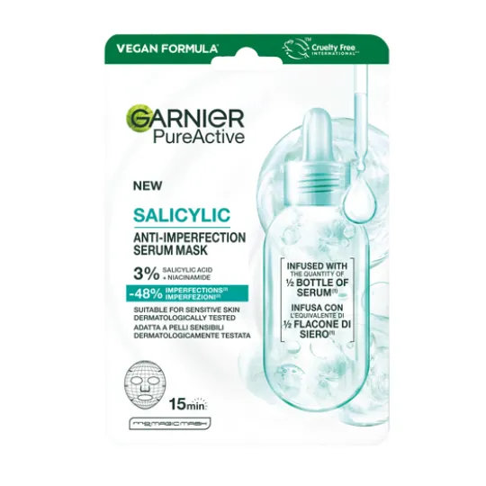 Garnier PureActive Salicylic Serummask 28 g