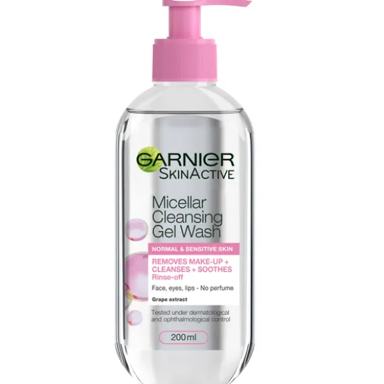 Garnier Skin Active Micellar Cleansing Gel Wash Normal & Sensitive Skin 200 ml
