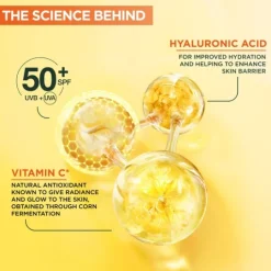 Garnier Vitamin C* Glow-Boosting Daily UV-Fluid SPF50+ Invisible 40 ml