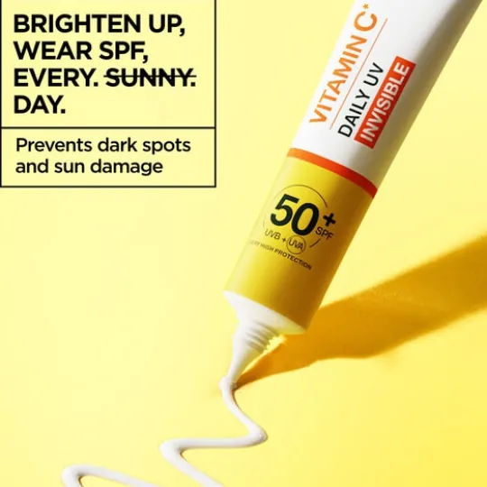 Garnier Vitamin C* Glow-Boosting Daily UV-Fluid SPF50+ Invisible 40 ml