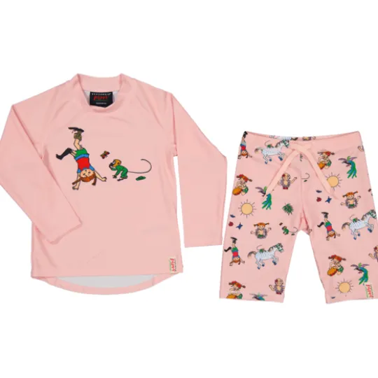 Geggamoja Pippi Långstrump UV-Set Rosa 86/92