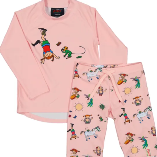 Geggamoja Pippi Långstrump UV-Set Rosa 134/140