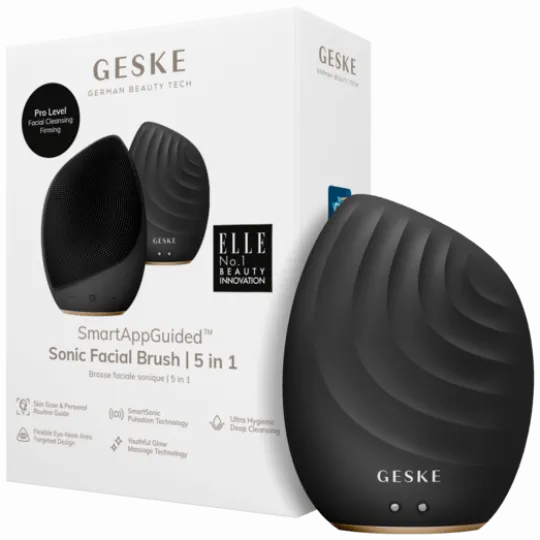 GESKE Sonic Facial Brush 5 in 1 Black