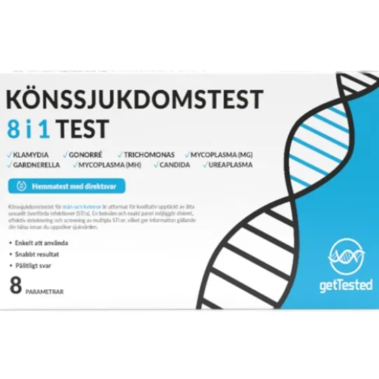 GetTested Könssjukdomstest 8-in-1