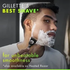 GilletteLabs Rakhyvel Exfoliating Bar 2 Rakblad med Magnetiskt Ställ & Resefodral