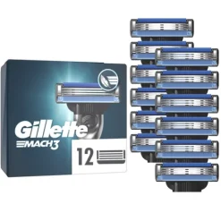 Gillette Mach3 Rakblad 12 st
