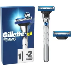 Gillette Mach3 Turbo Rakhyvel 2 Rakblad