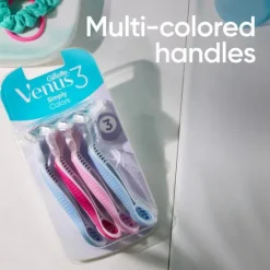 Gillette Venus 3 Colors Engångsrakhyvlar 4 st