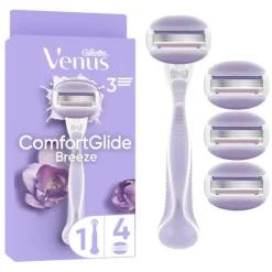 Gillette Venus ComfortGlide Breeze Rakhyvel med 4 st Rakblad