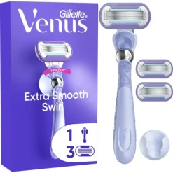 Gillette Venus Extra Smooth Swirl Rakhyvel med 3 st Rakblad