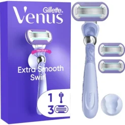 Gillette Venus Extra Smooth Swirl Rakhyvel med 3 st Rakblad
