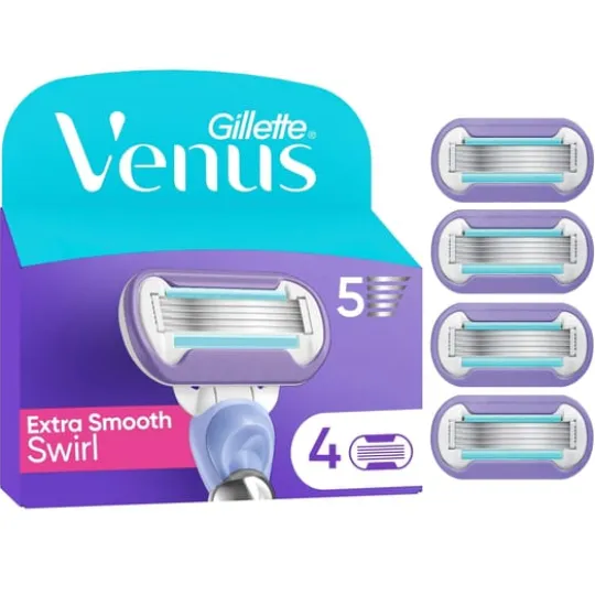 Gillette Venus Extra Smooth Swirl Rakblad 4 st