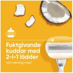 Gillette Venus Pro ComfortGlide Coconut & Olay Rakblad 3 st