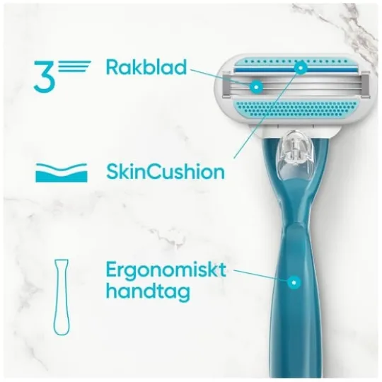Gillette Venus Smooth Rakhyvel med 2 st Rakblad