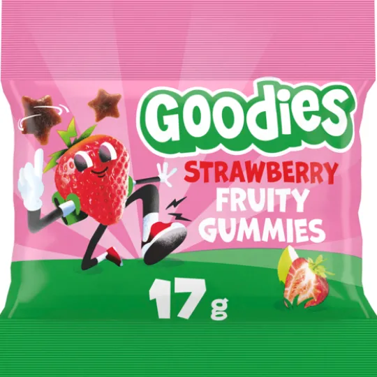 Goodies Fruktgummies Jordgubb 17 g