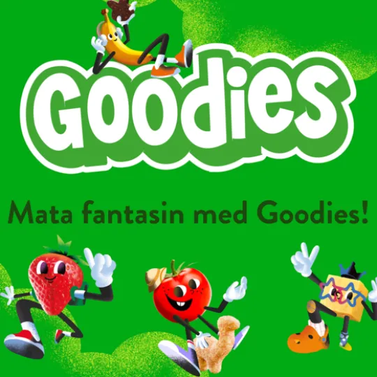 Goodies Havrebar Jordgubb & Äpple 23 g